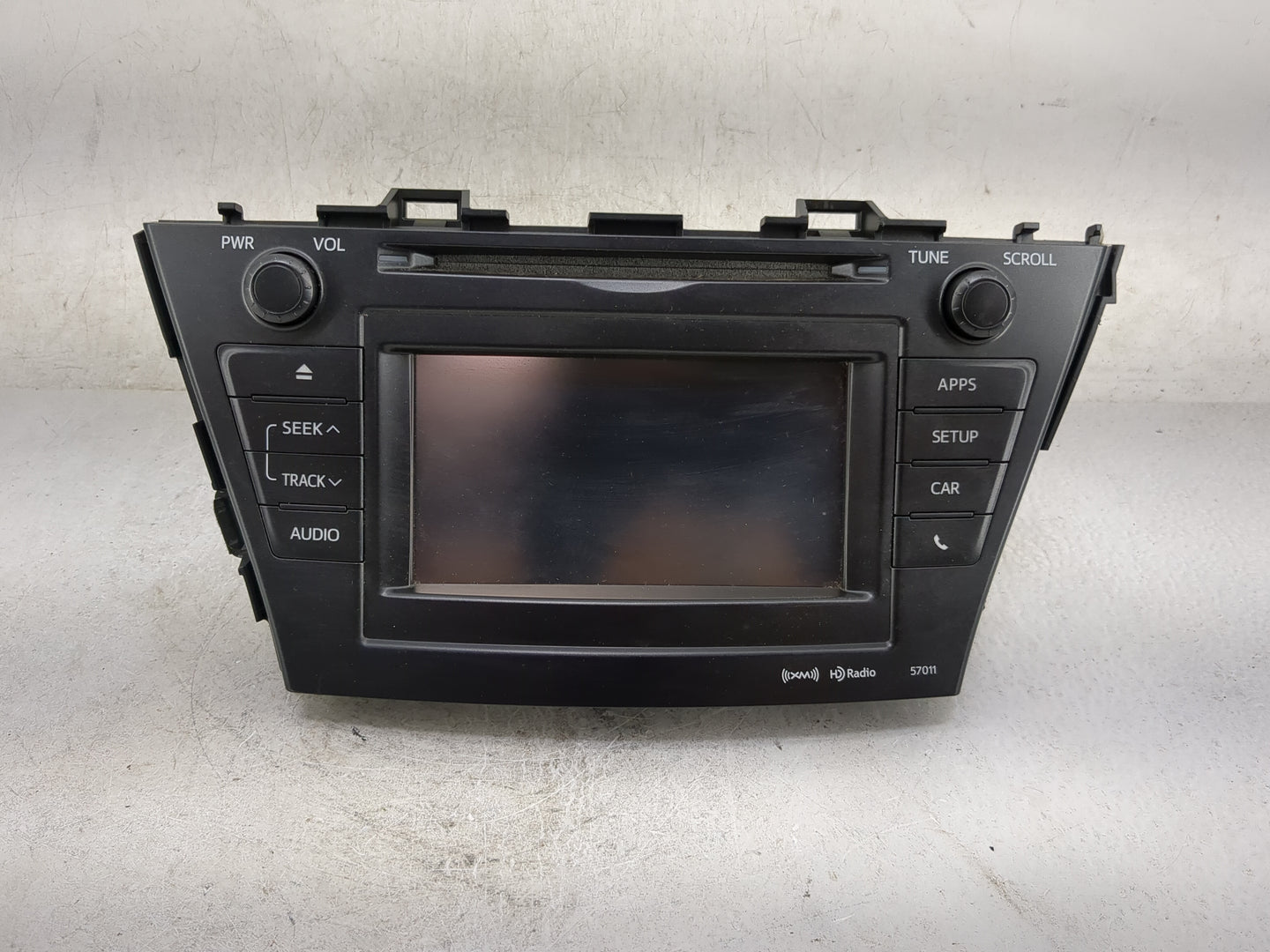 2012-2014 Toyota Prius V Radio AM FM Cd Player Receiver Replacement P/N:86140-47020 CV-VS01E04D, 57011 Fits Fits 2012 2013 2