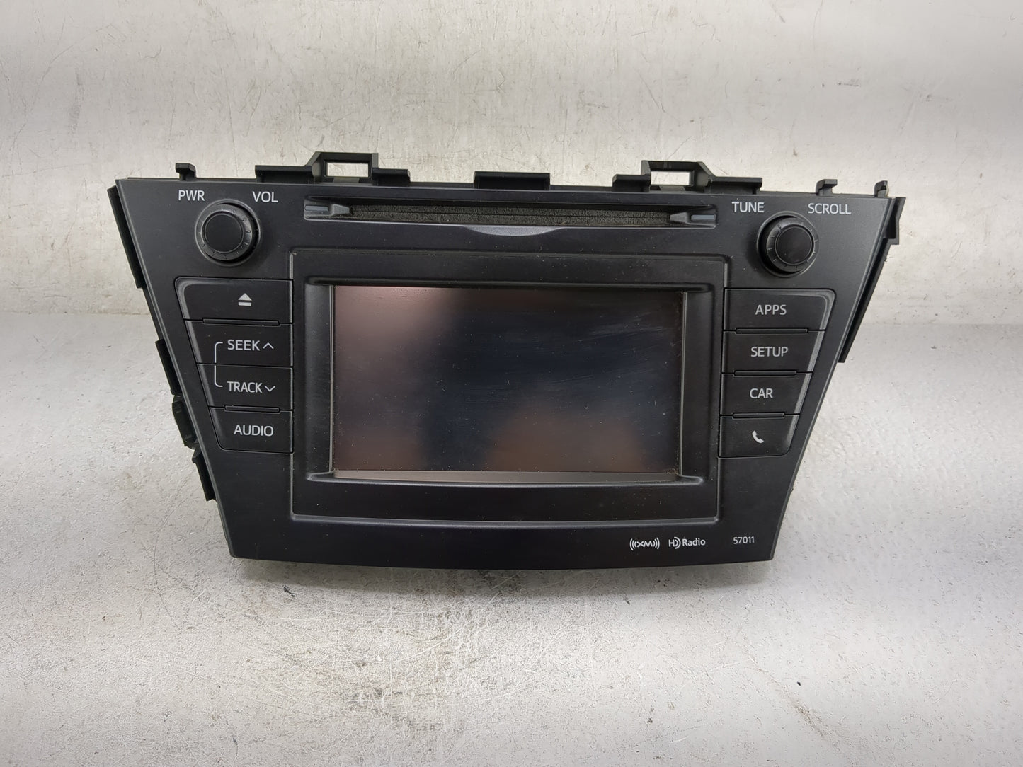 2012-2014 Toyota Prius V Radio AM FM Cd Player Receiver Replacement P/N:86140-47020 CV-VS01E04D, 57011 Fits Fits 2012 2013 2