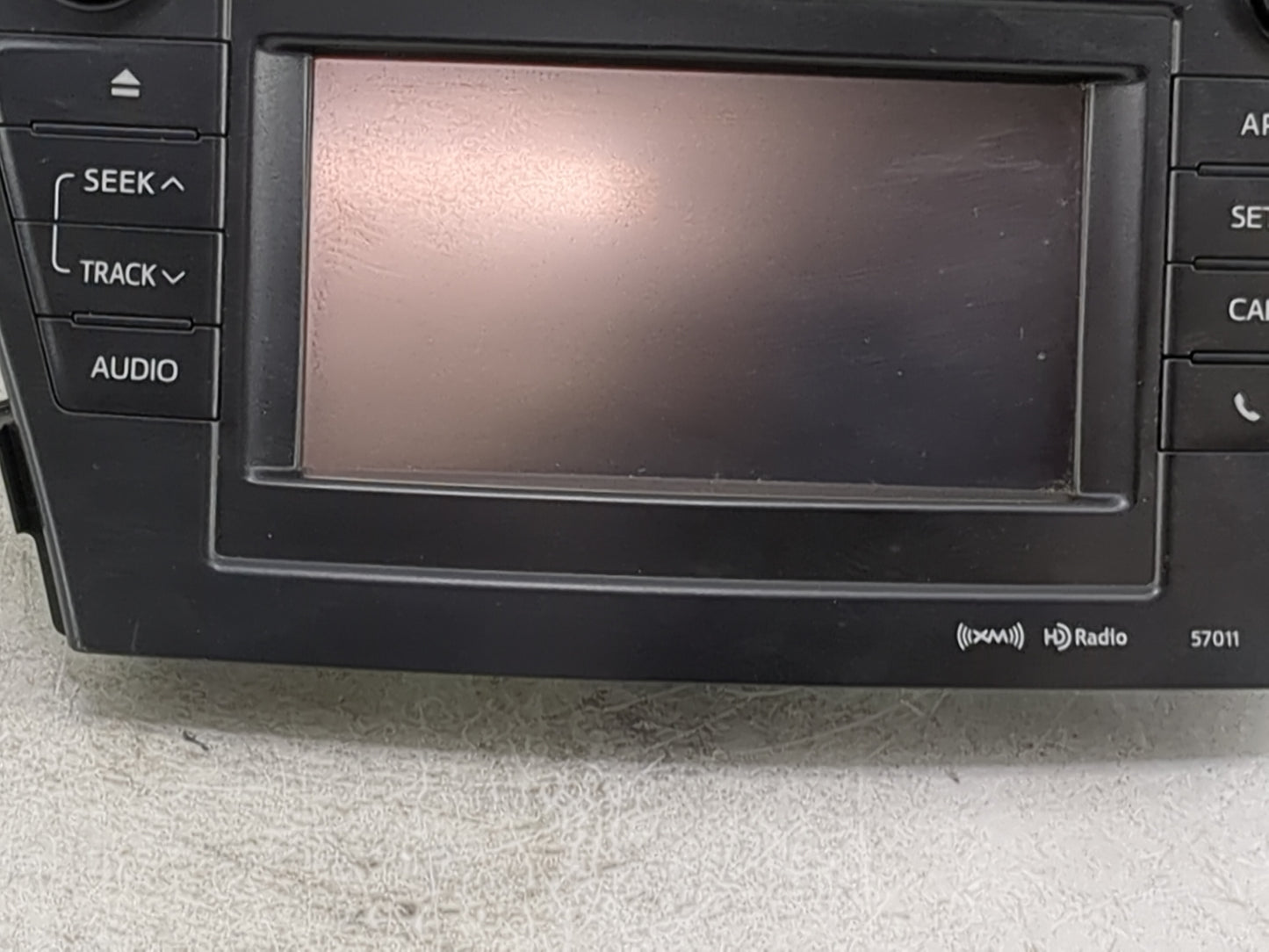 2012-2014 Toyota Prius V Radio AM FM Cd Player Receiver Replacement P/N:86140-47020 CV-VS01E04D, 57011 Fits Fits 2012 2013 2