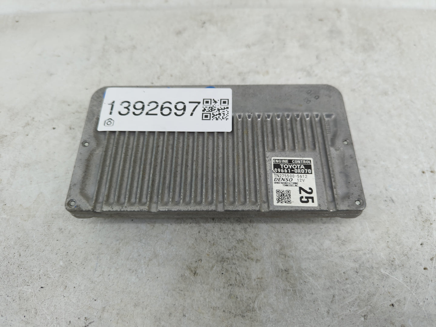 2013 Toyota Rav4 PCM Engine Control Computer ECU ECM PCU OEM P/N:TN275500-5612 89661-0R070 Fits OEM Used Auto Parts - Oemuse