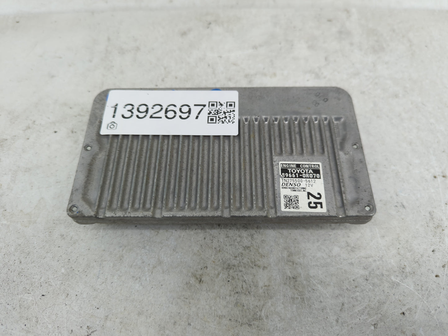 2013 Toyota Rav4 PCM Engine Control Computer ECU ECM PCU OEM P/N:TN275500-5612 89661-0R070 Fits OEM Used Auto Parts - Oemuse