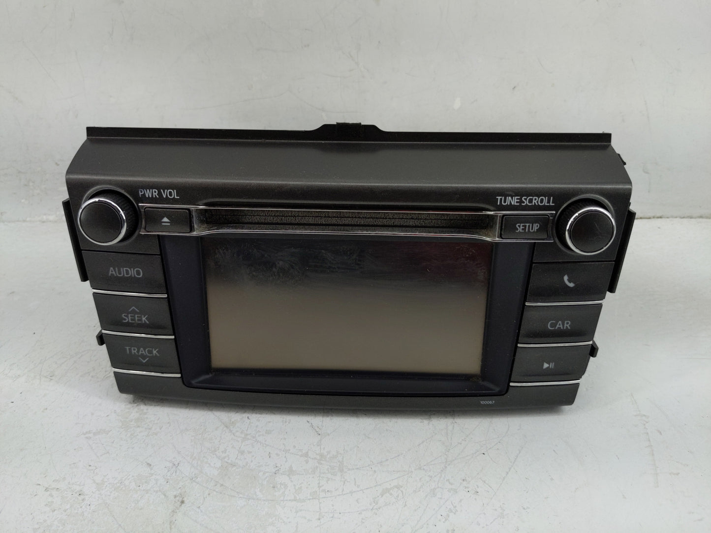 2013 Toyota Rav4 Radio AM FM Cd Player Receiver Replacement P/N:86140-42010 Fits OEM Used Auto Parts - Oemusedautoparts1.com