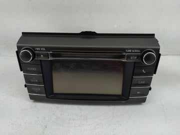 2013 Toyota Rav4 Radio AM FM Cd Player Receiver Replacement P/N:86140-42010 Fits OEM Used Auto Parts - Oemusedautoparts1.com