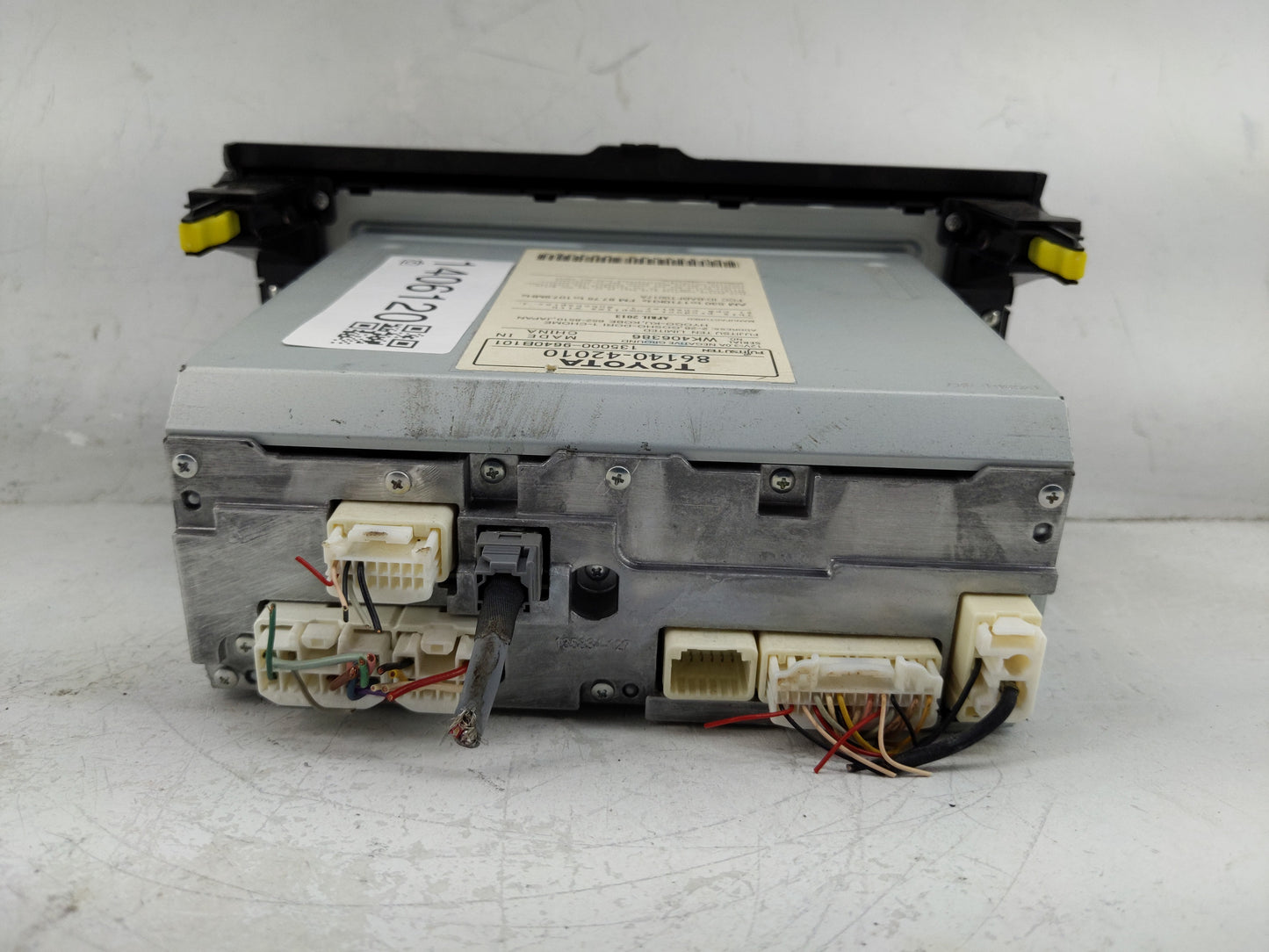 2013 Toyota Rav4 Radio AM FM Cd Player Receiver Replacement P/N:86140-42010 Fits OEM Used Auto Parts - Oemusedautoparts1.com