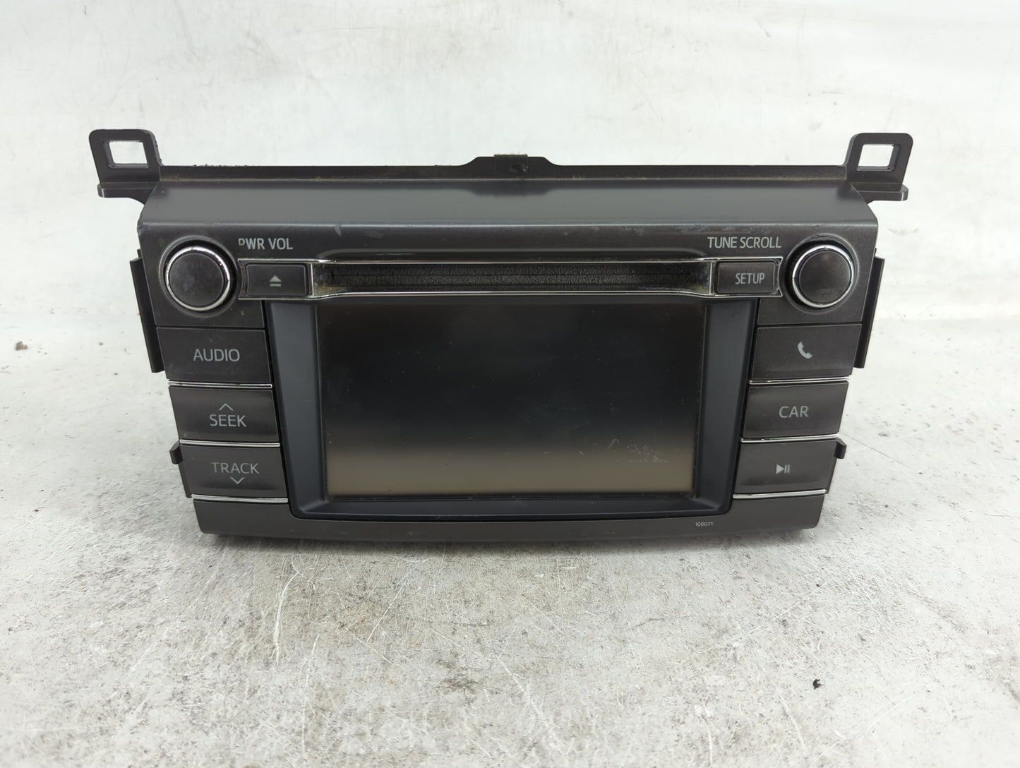 2013-2014 Toyota Rav4 Radio AM FM Cd Player Receiver Replacement P/N:100071 195834-12 Fits Fits 2013 2014 OEM Used Auto Part