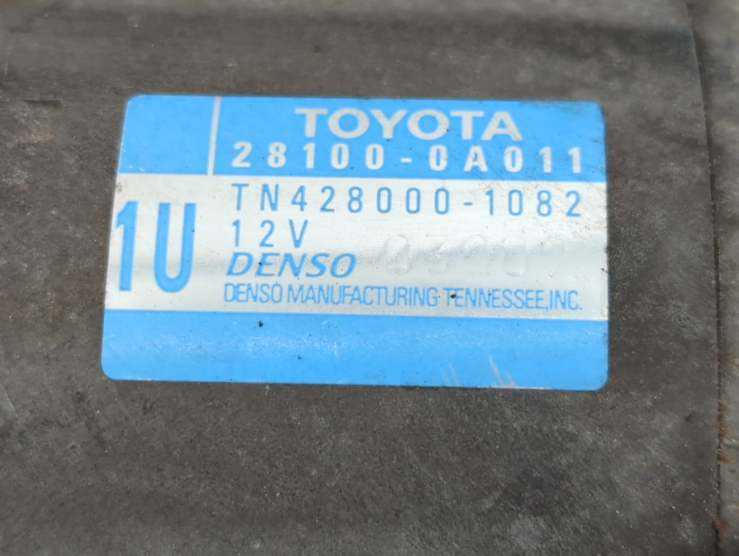 2006-2017 Toyota Rav4 Car Starter Motor Solenoid OEM P/N:TN428000-1082 28100-0A011 Fits OEM Used Auto Parts - Oemusedautopar