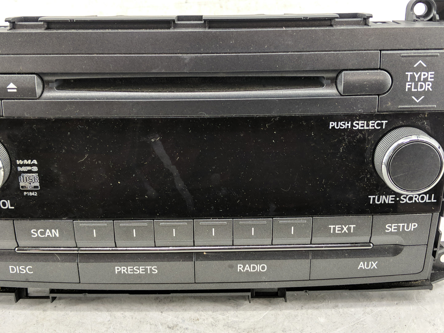 2011-2014 Toyota Sienna Radio AM FM Cd Player Receiver Replacement P/N:86120-08270 Fits Fits 2011 2012 2013 2014 OEM Used Au