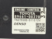 2013-2014 Toyota Sienna PCM Engine Control Computer ECU ECM PCU OEM P/N:89661-08370 Fits Fits 2013 2014 OEM Used Auto Parts 