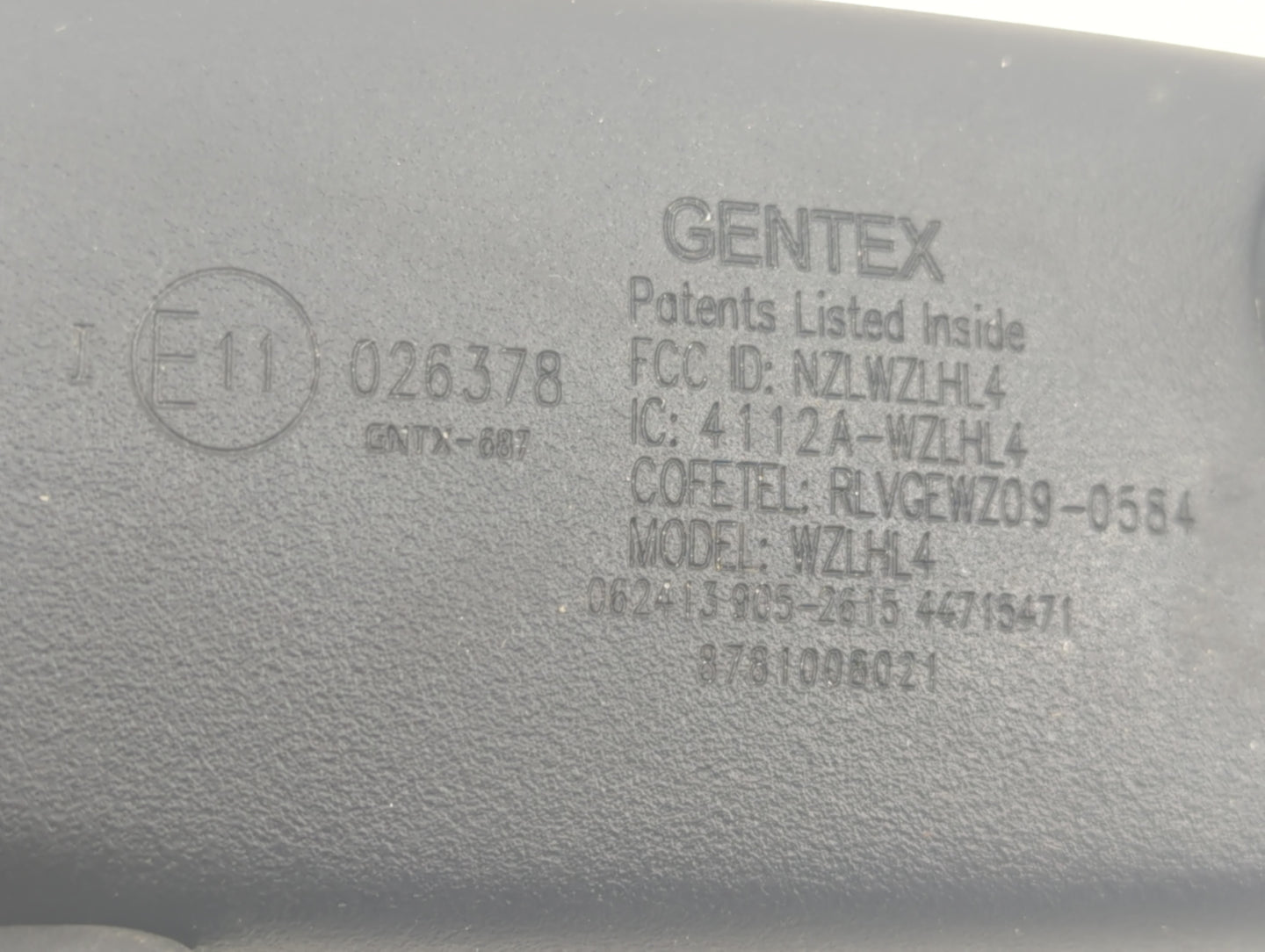 2011-2014 Toyota Sienna Interior Rear View Mirror Replacement OEM P/N:4112A-WZLHL4 Fits Fits 2011 2012 2013 2014 OEM Used Au