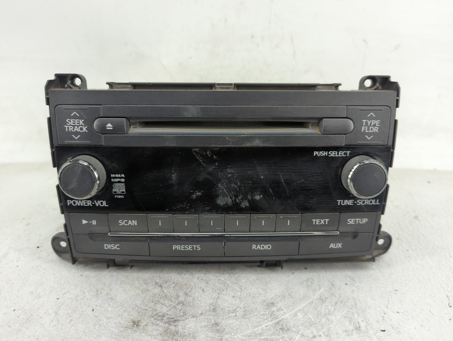 2011-2014 Toyota Sienna Radio AM FM Cd Player Receiver Replacement P/N:86120-08280 Fits Fits 2011 2012 2013 2014 OEM Used Au