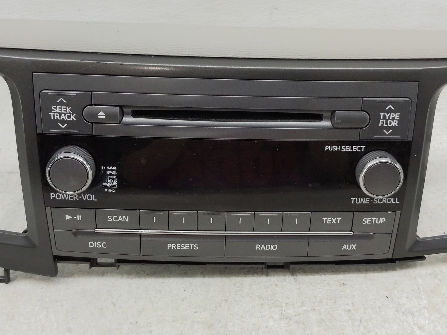 2011-2014 Toyota Sienna Radio AM FM Cd Player Receiver Replacement P/N:86120-08270 Fits Fits 2011 2012 2013 2014 OEM Used Au