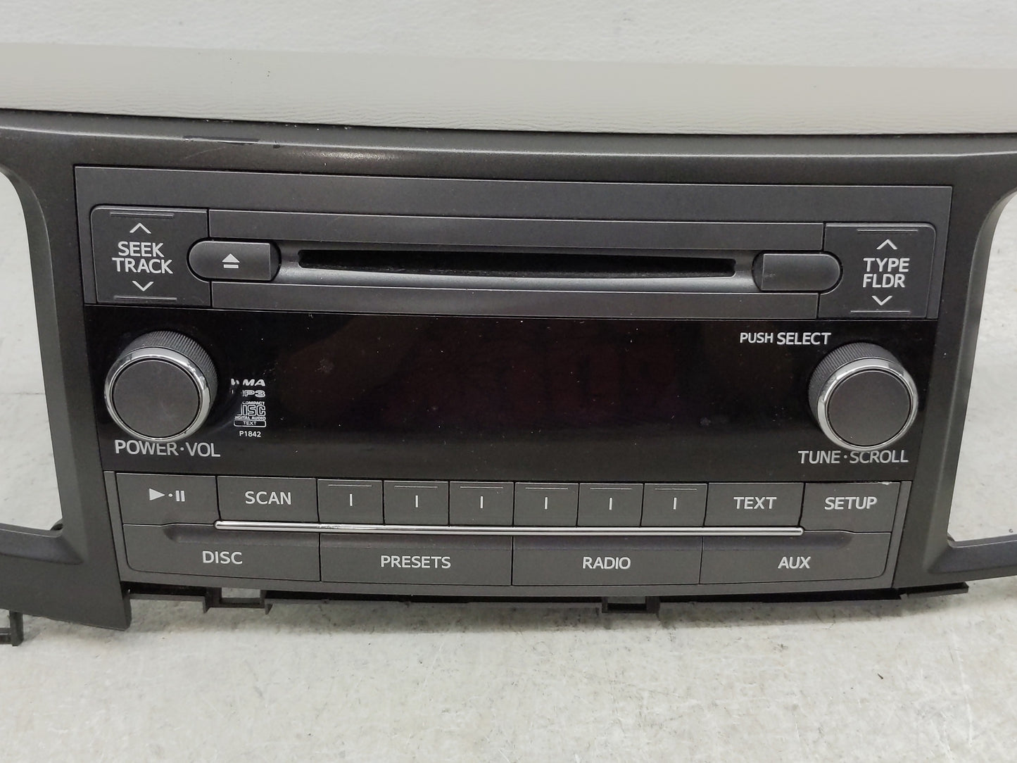 2011-2014 Toyota Sienna Radio AM FM Cd Player Receiver Replacement P/N:86120-08270 Fits Fits 2011 2012 2013 2014 OEM Used Au