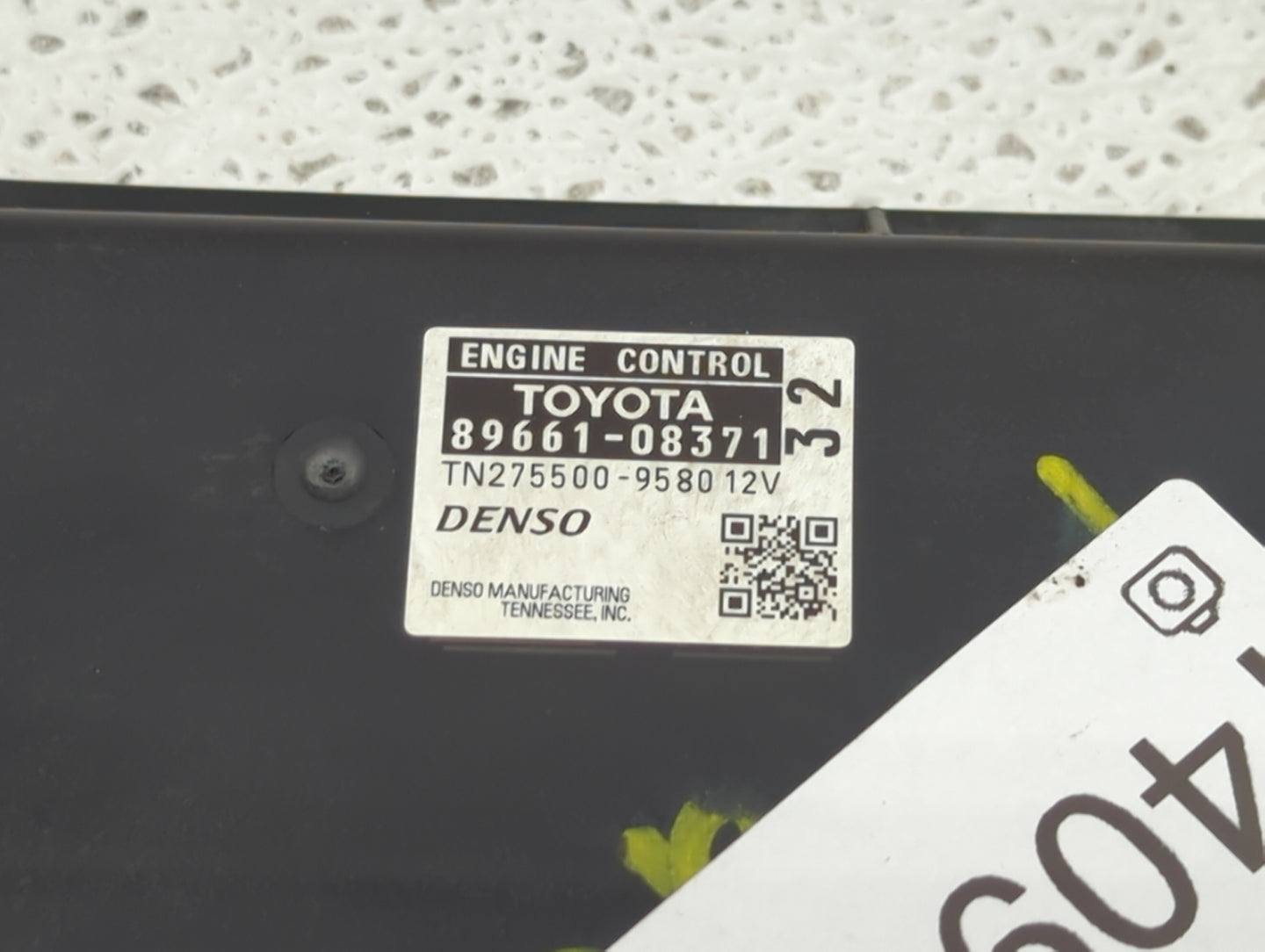 2013-2014 Toyota Sienna PCM Engine Control Computer ECU ECM PCU OEM P/N:TN275500-9580 89661-08371, 89661-08370 Fits Fits 201