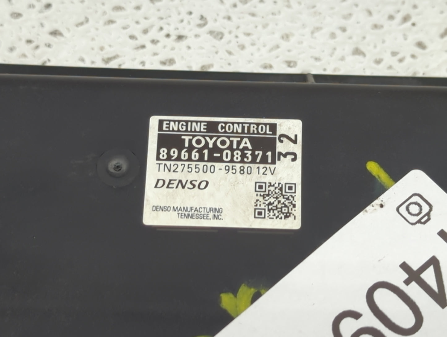 2013-2014 Toyota Sienna PCM Engine Control Computer ECU ECM PCU OEM P/N:TN275500-9580 89661-08371, 89661-08370 Fits Fits 201