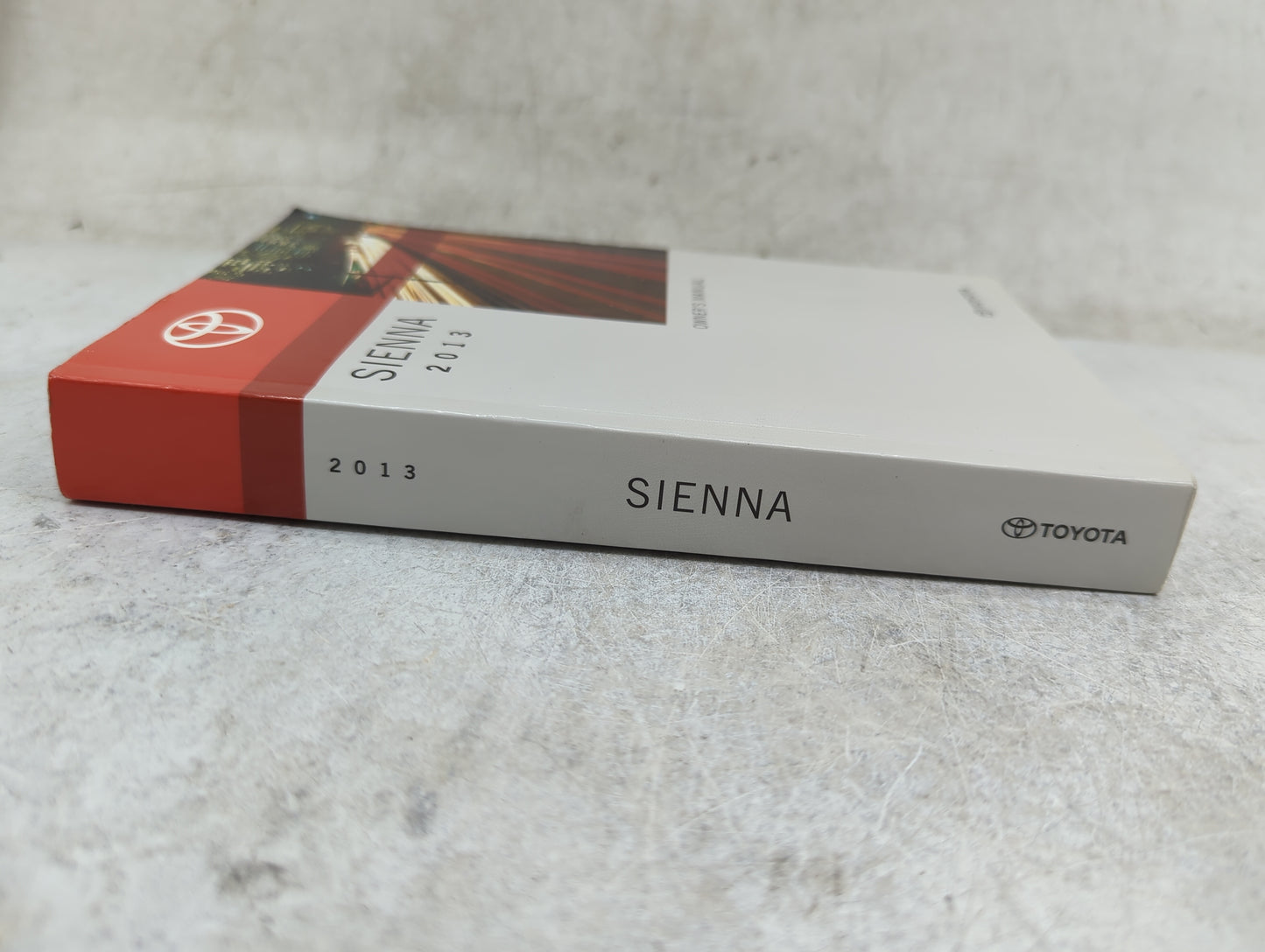 2013 Toyota Sienna Owners Manual Book Guide P/N:OM45472U 01999-45472 OEM Used Auto Parts - Oemusedautoparts1.com