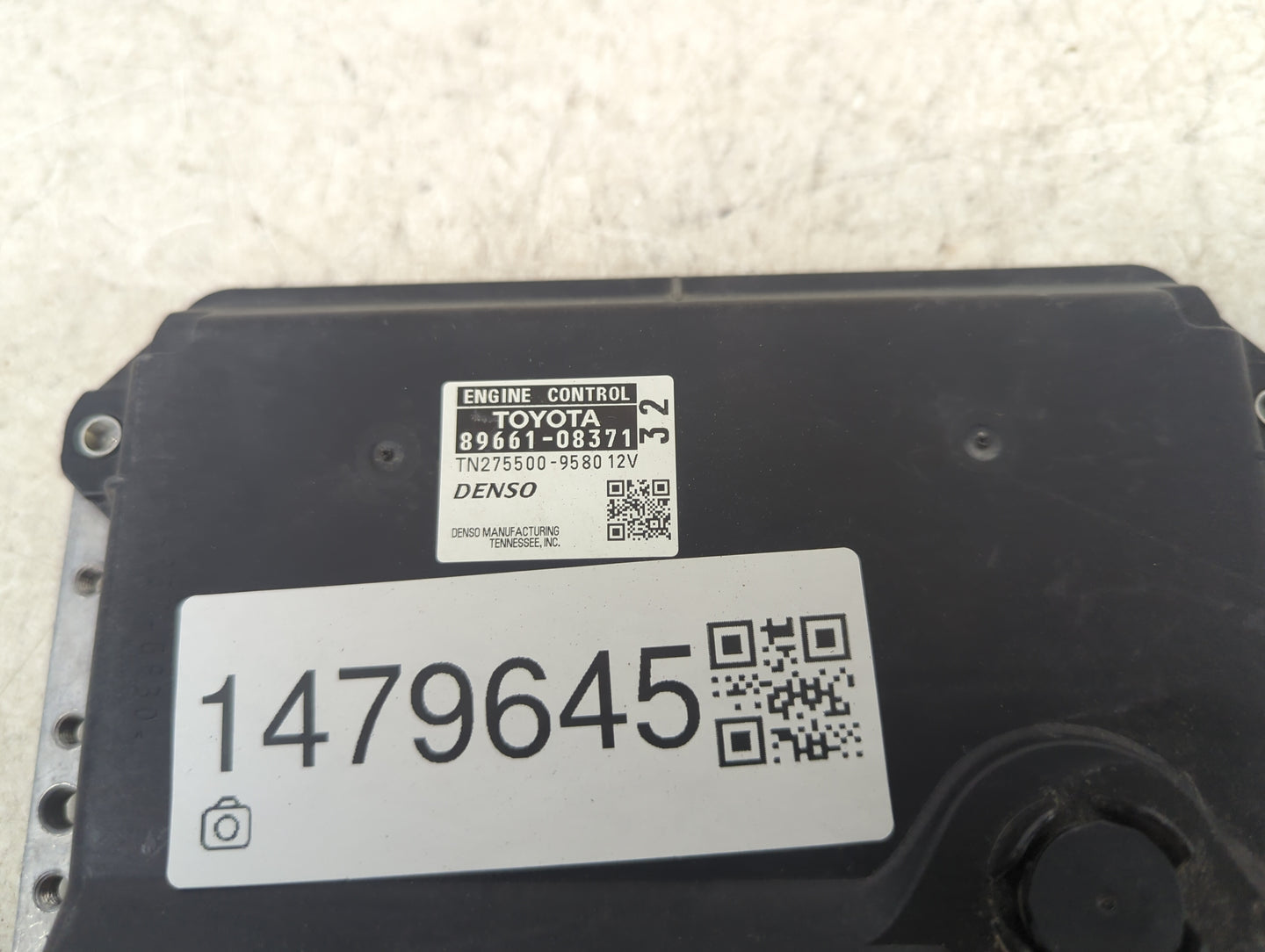 2013-2014 Toyota Sienna PCM Engine Control Computer ECU ECM PCU OEM P/N:89661-08371 TN275500-9580 Fits Fits 2013 2014 OEM Us