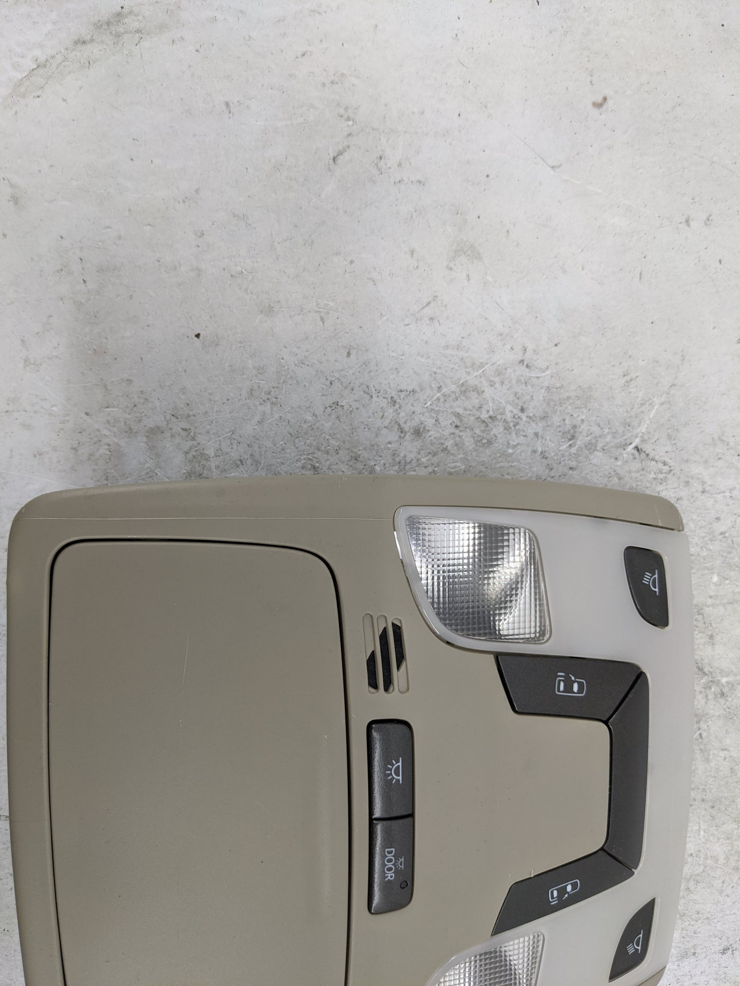 2013 Toyota Sienna Overhead Roof Console Tan 1483203 - Oemusedautoparts1.com