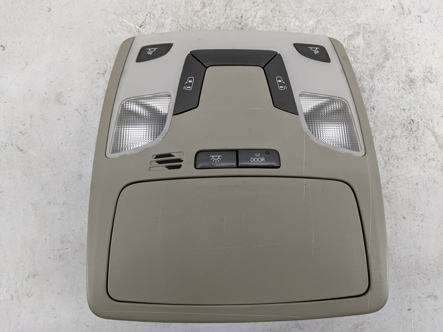 2013 Toyota Sienna Overhead Roof Console Tan - Oemusedautoparts1.com