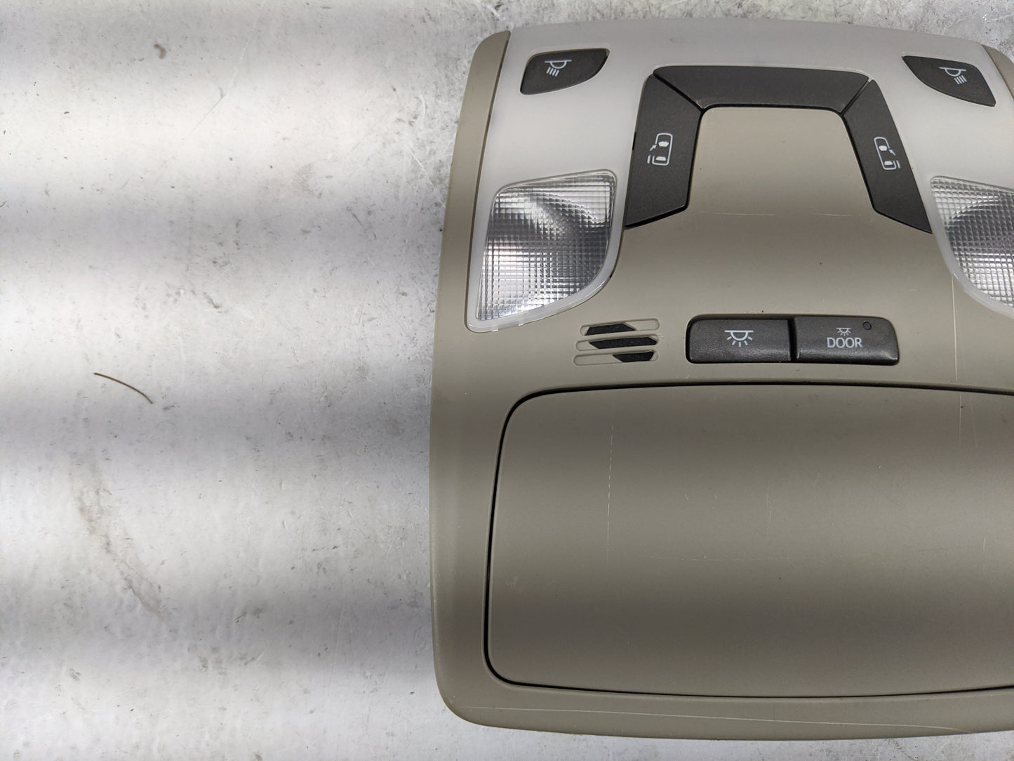 2013 Toyota Sienna Overhead Roof Console Tan - Oemusedautoparts1.com