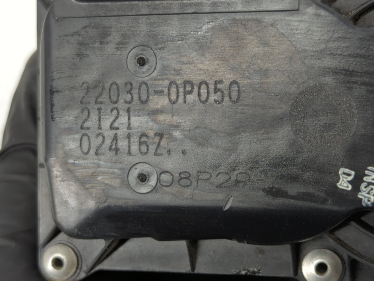 2007-2016 Toyota Sienna Throttle Body P/N:22030-0P050 22030-31030 Fits OEM Used Auto Parts - Oemusedautoparts1.com