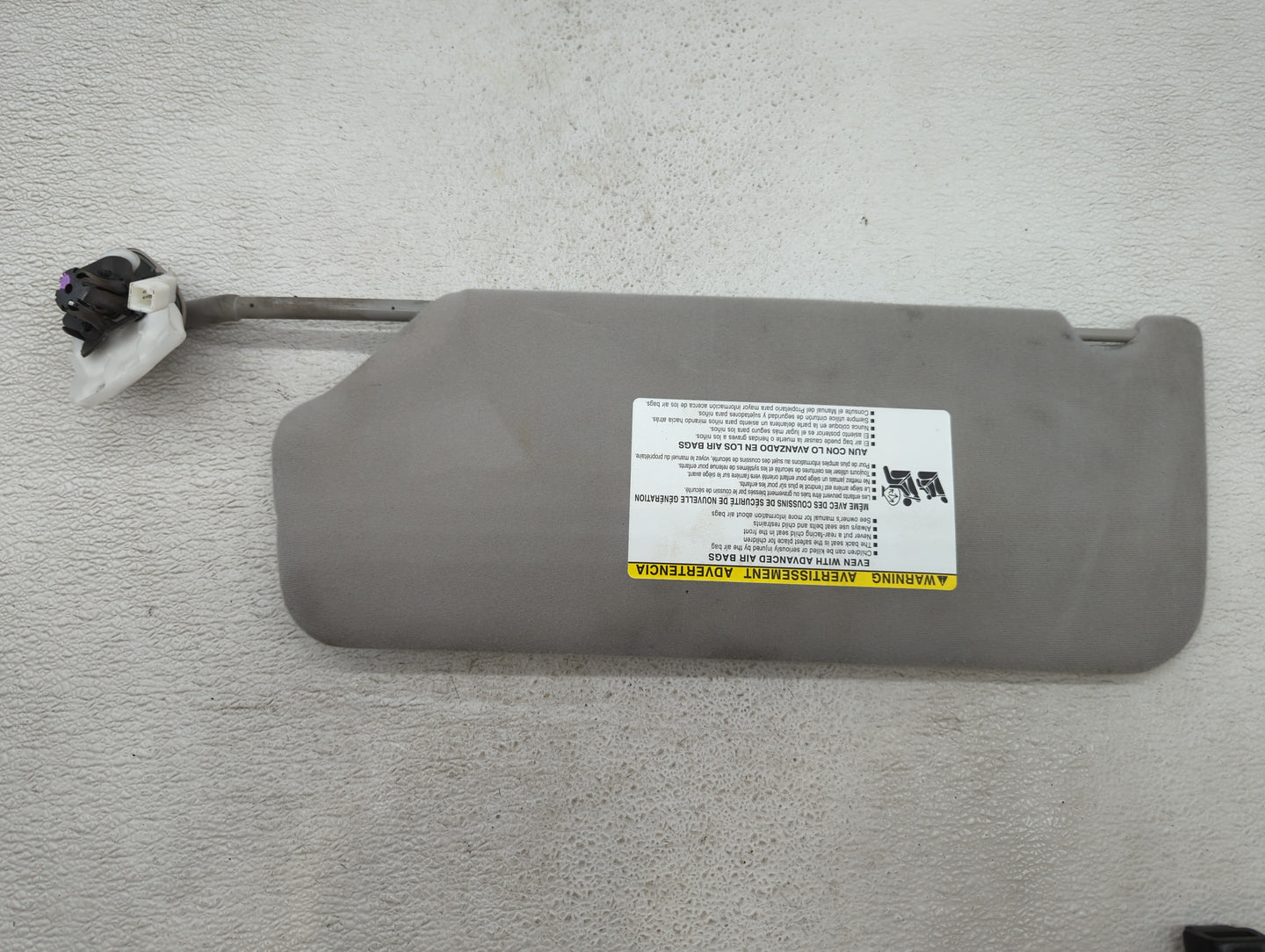 2011-2014 Toyota Sienna Sun Visor Shade Replacement Passenger Right Mirror Fits Fits 2011 2012 2013 2014 OEM Used Auto Parts