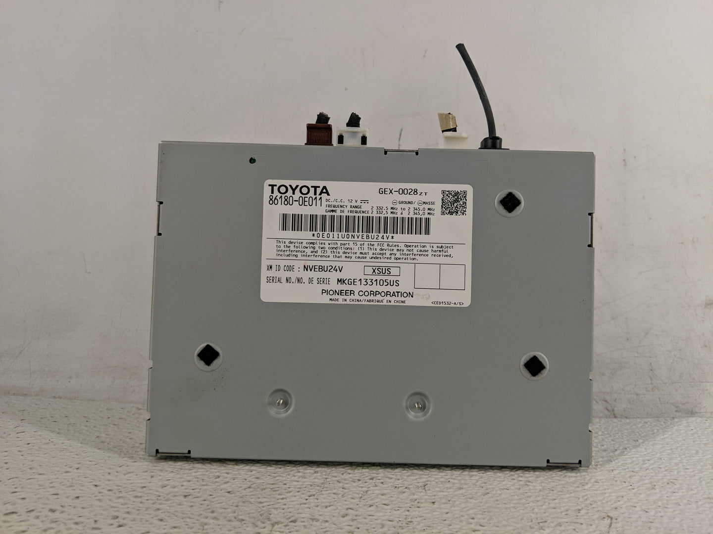 2013 Toyota Tacoma Radio AM FM Cd Player Receiver Replacement P/N:86180-0E011 Fits OEM Used Auto Parts - Oemusedautoparts1.c