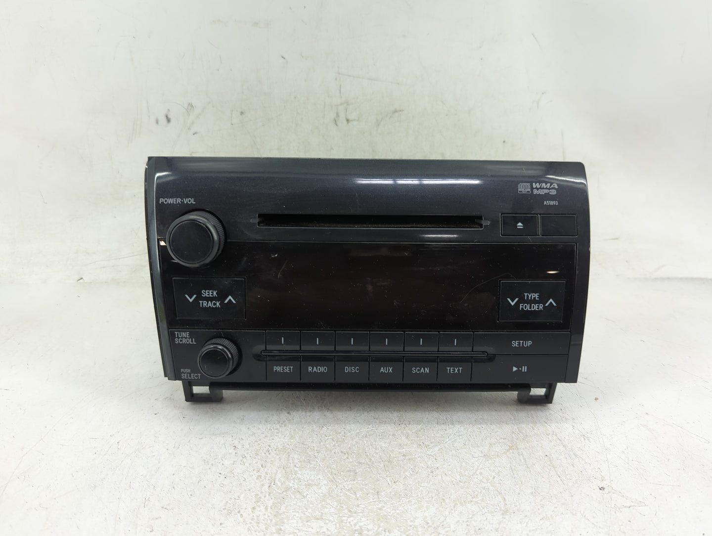 2010-2013 Toyota Tundra Radio AM FM Cd Player Receiver Replacement P/N:86120-0C290 Fits Fits 2010 2011 2012 2013 OEM Used Au