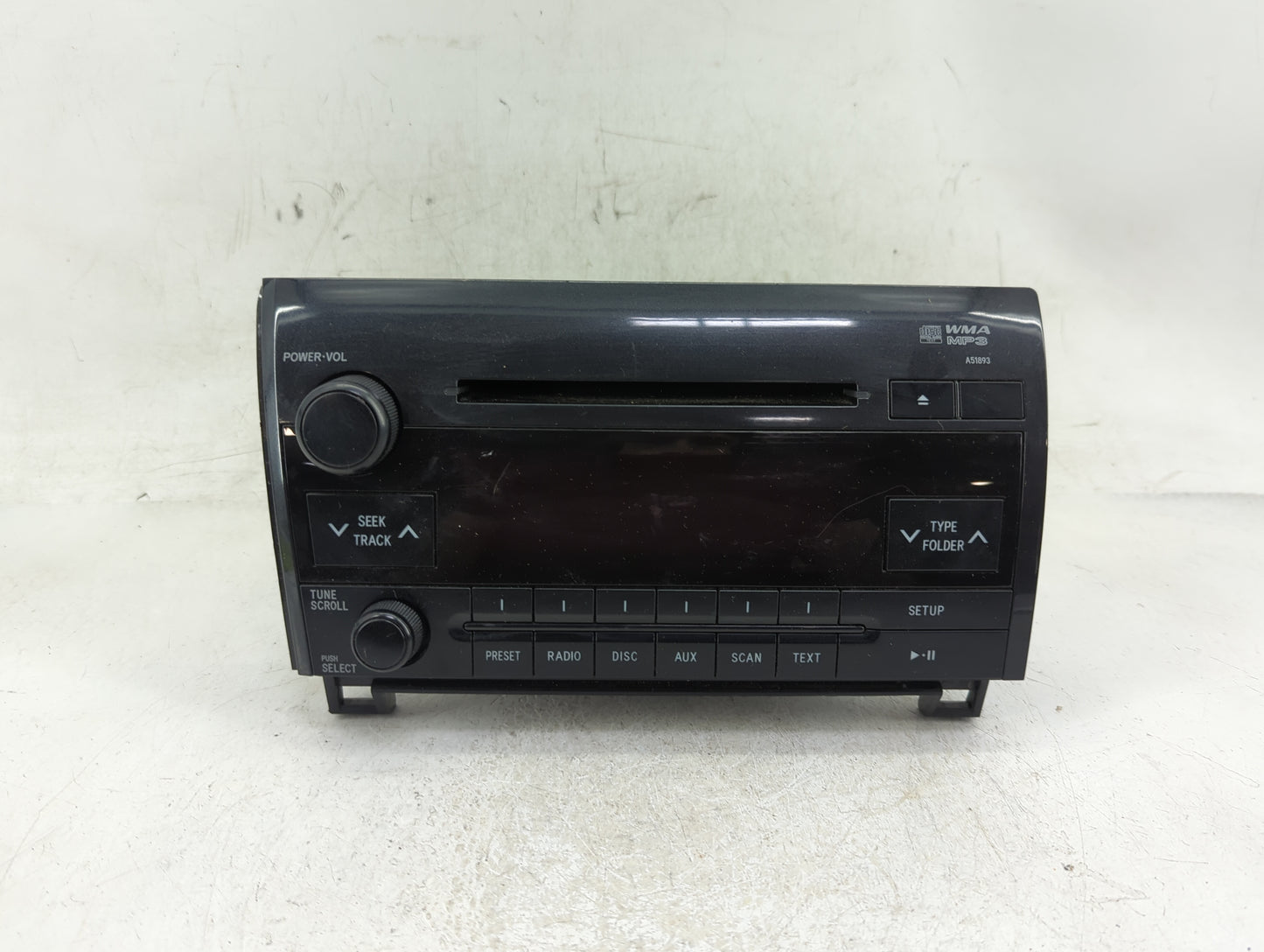 2010-2013 Toyota Tundra Radio AM FM Cd Player Receiver Replacement P/N:86120-0C290 Fits Fits 2010 2011 2012 2013 OEM Used Au