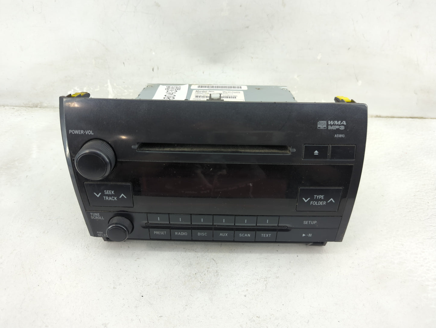 2010-2013 Toyota Tundra Radio AM FM Cd Player Receiver Replacement P/N:86120-0C290 CQ-FT1960X Fits Fits 2010 2011 2012 2013 