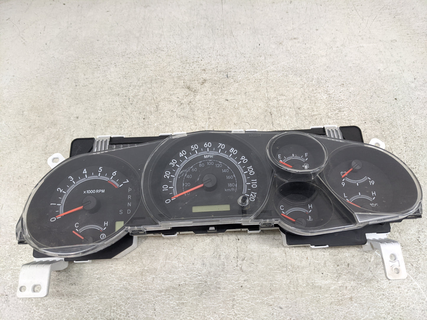 2012-2013 Toyota Tundra Instrument Cluster Speedometer Gauges P/N:83800-0CK70 769168-260A Miles:119K Fits Fits 2012 2013 OEM
