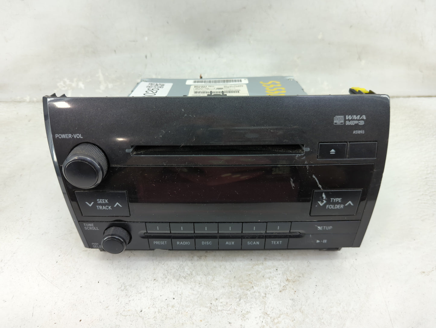 2010-2013 Toyota Tundra Radio AM FM Cd Player Receiver Replacement P/N:86120-0C290 CQ-FT1960X Fits Fits 2010 2011 2012 2013 