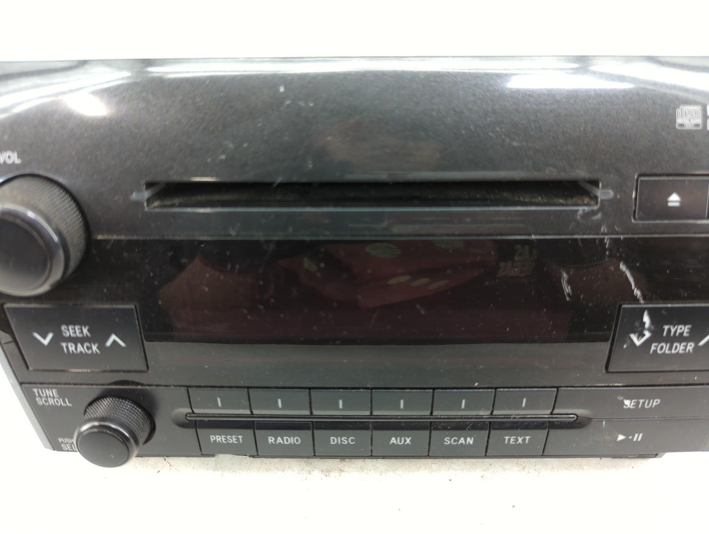 2010-2013 Toyota Tundra Radio AM FM Cd Player Receiver Replacement P/N:86120-0C290 CQ-FT1960X Fits Fits 2010 2011 2012 2013 