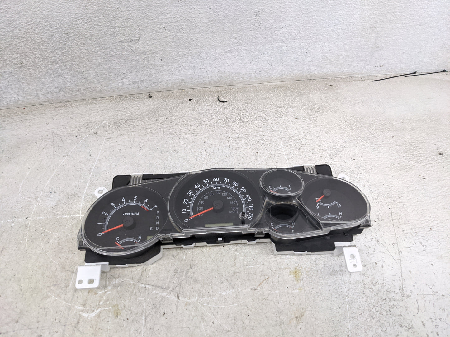2012-2013 Toyota Tundra Instrument Cluster Speedometer Gauges Miles: Fits Fits 2012 2013 OEM Used Auto Parts - Oemusedautopa