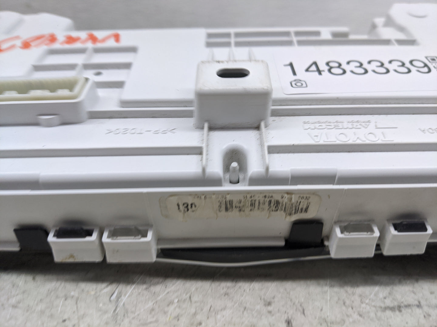 2012-2013 Toyota Tundra Instrument Cluster Speedometer Gauges Miles: Fits Fits 2012 2013 OEM Used Auto Parts - Oemusedautopa