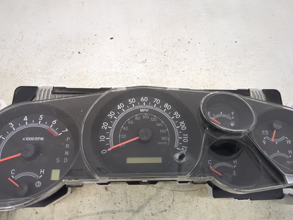2007 Toyota Tundra Instrument Cluster Speedometer Gauges P/N:769166-280A Miles: Fits OEM Used Auto Parts - Oemusedautoparts1