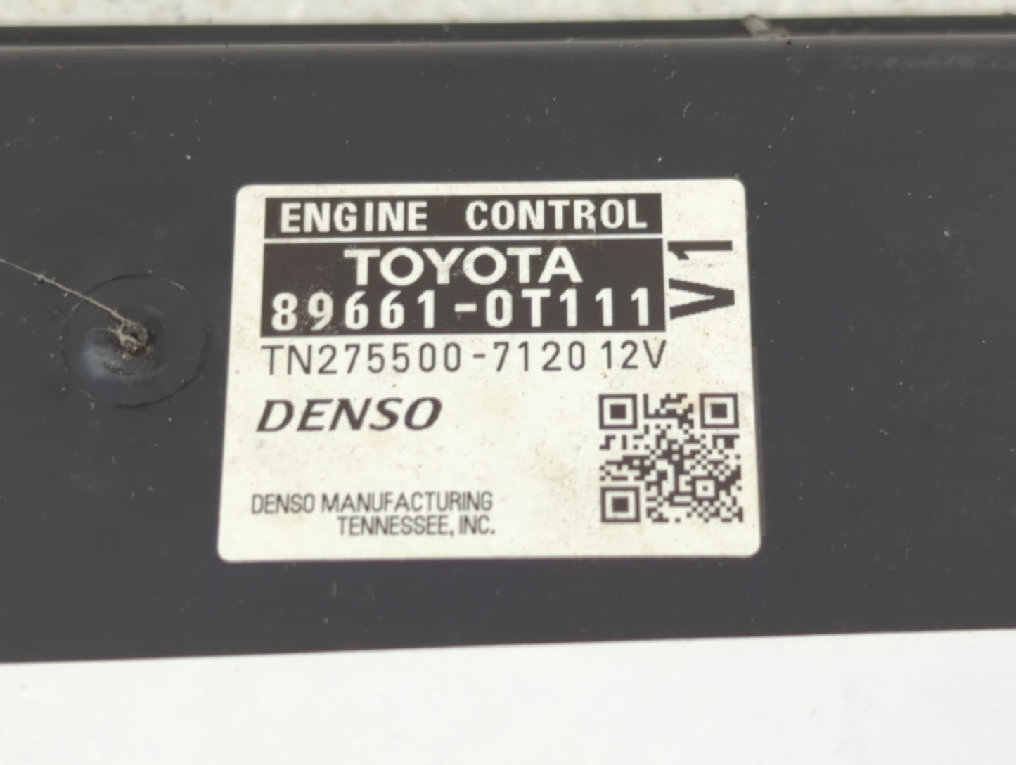 2013-2014 Toyota Venza PCM Engine Control Computer ECU ECM PCU OEM P/N:TN275500-7120 89661-0T111 Fits Fits 2013 2014 OEM Use