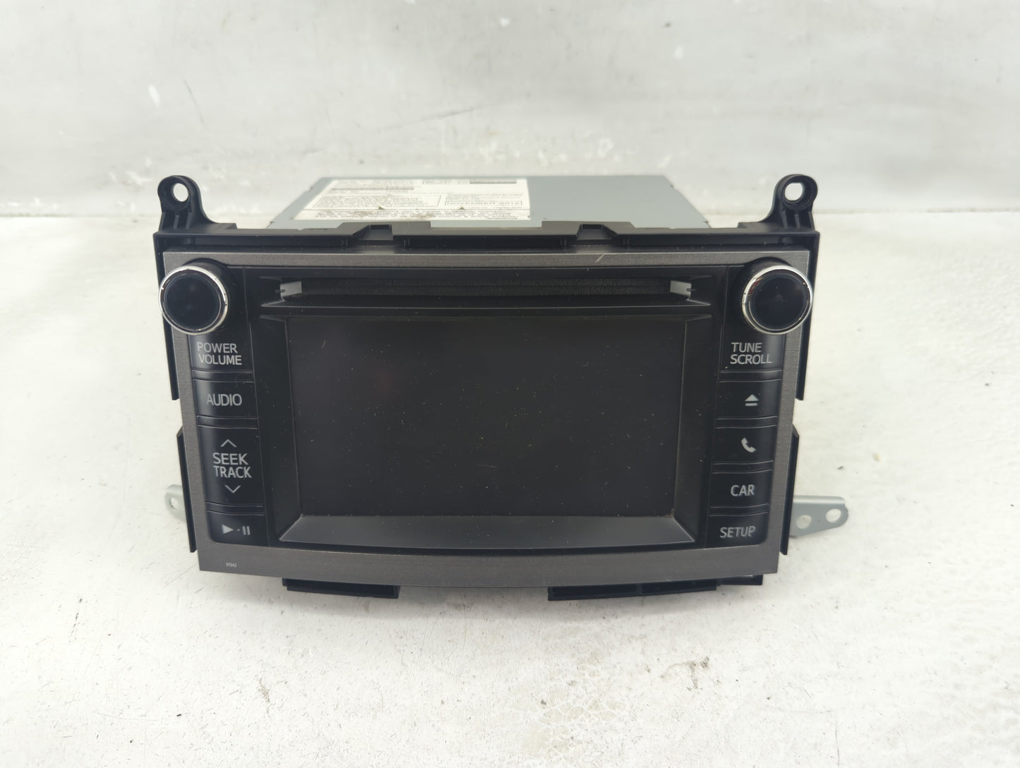 2013-2014 Toyota Venza Radio AM FM Cd Player Receiver Replacement P/N:86140-0T010 Fits Fits 2013 2014 OEM Used Auto Parts - 