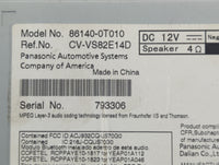 2013-2014 Toyota Venza Radio AM FM Cd Player Receiver Replacement P/N:86140-0T010 Fits Fits 2013 2014 OEM Used Auto Parts - 