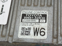 2012-2014 Toyota Yaris PCM Engine Control Computer ECU ECM PCU OEM P/N:89661-52R30 212000-6840 Fits Fits 2012 2013 2014 OEM 