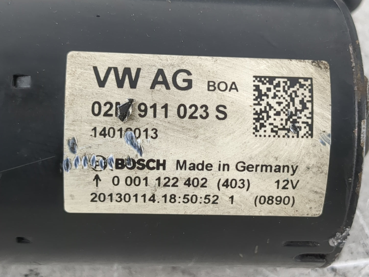2006-2014 Volkswagen Beetle Car Starter Motor Solenoid OEM P/N:02M 911 023 S Fits OEM Used Auto Parts - Oemusedautoparts1.co
