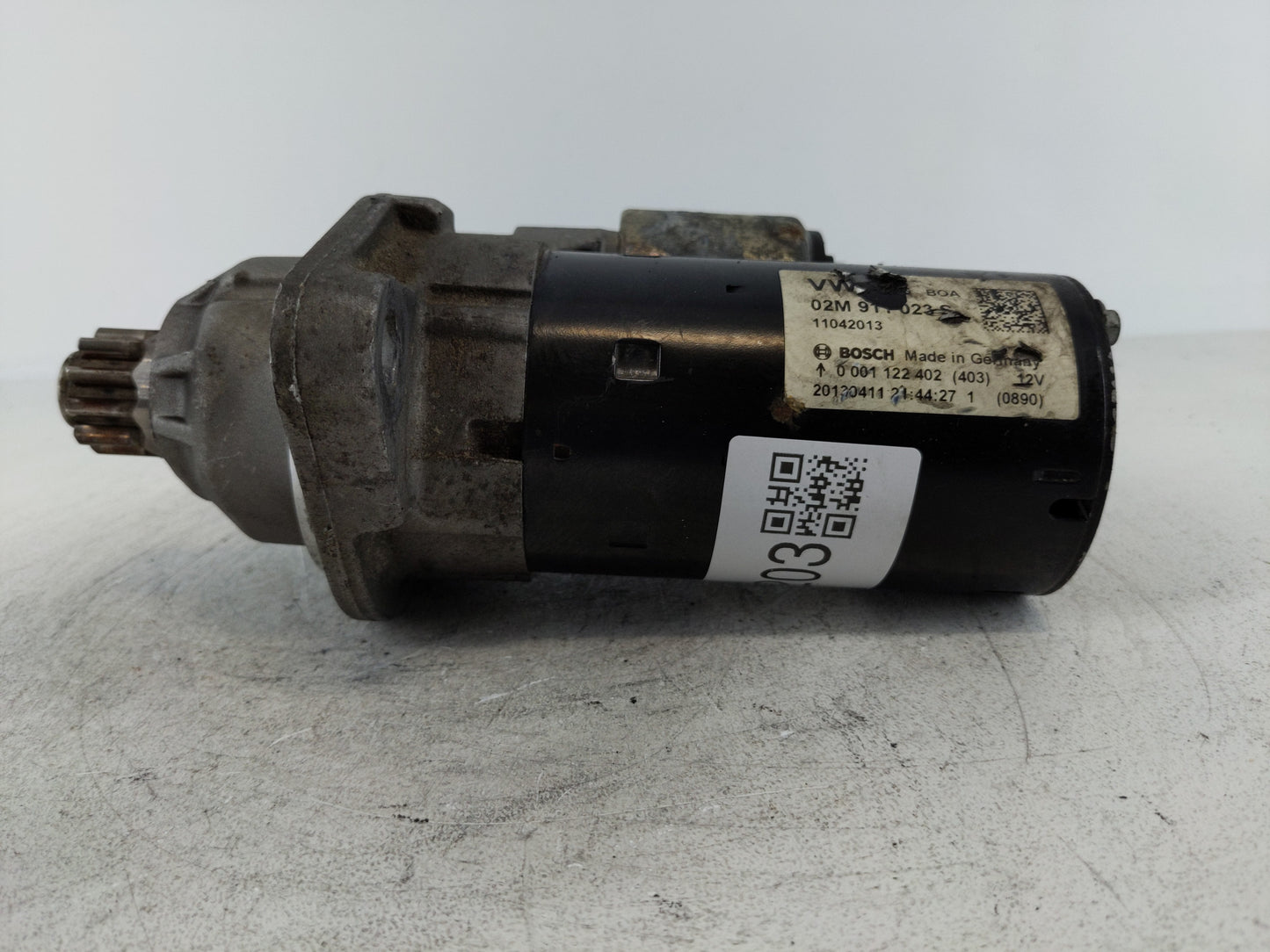 2006-2014 Volkswagen Beetle Car Starter Motor Solenoid OEM P/N:02M 911 023 S Fits OEM Used Auto Parts - Oemusedautoparts1.co