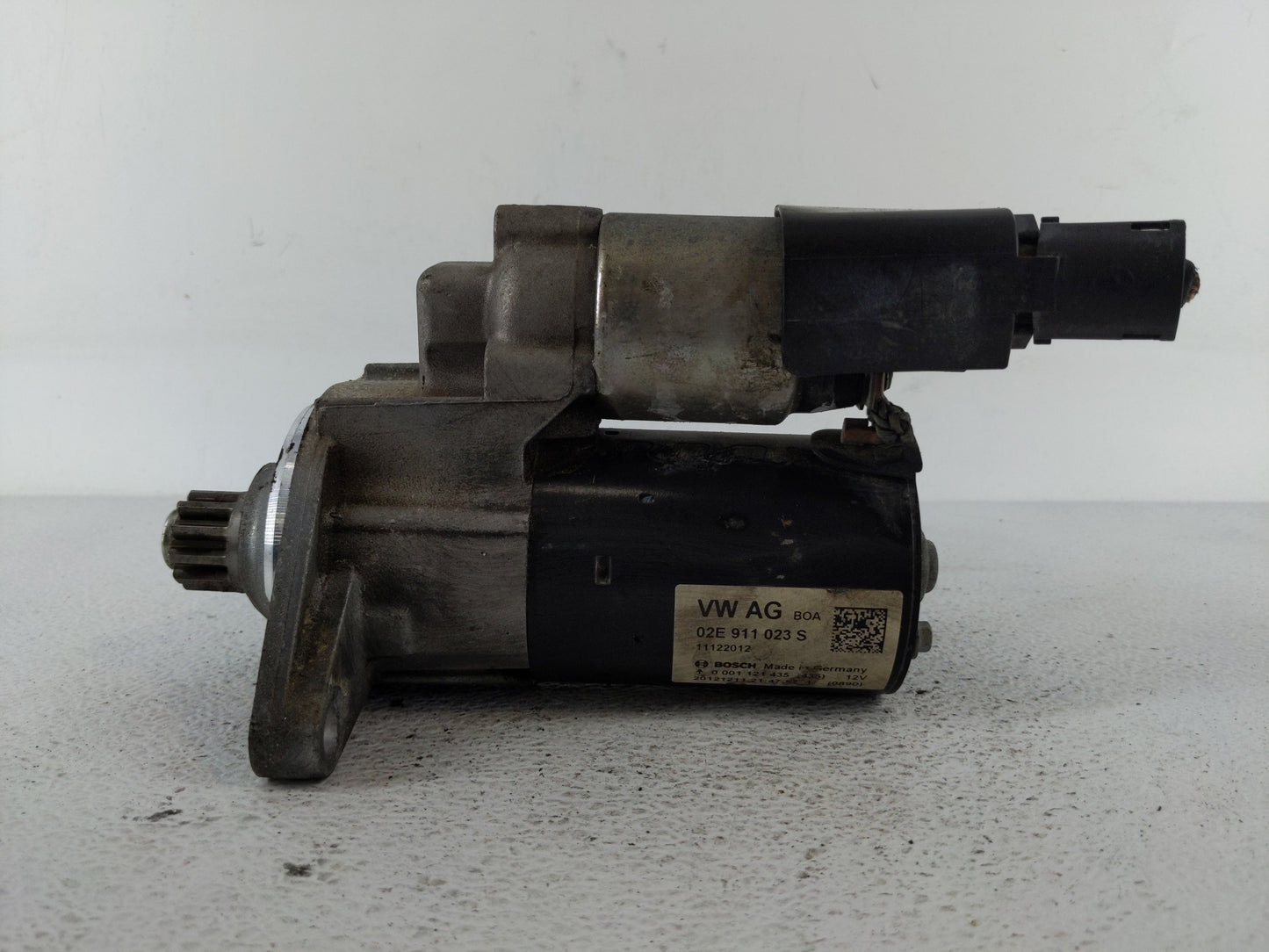2012-2017 Volkswagen Beetle Car Starter Motor Solenoid OEM P/N:02E 911 023 S Fits OEM Used Auto Parts - Oemusedautoparts1.co