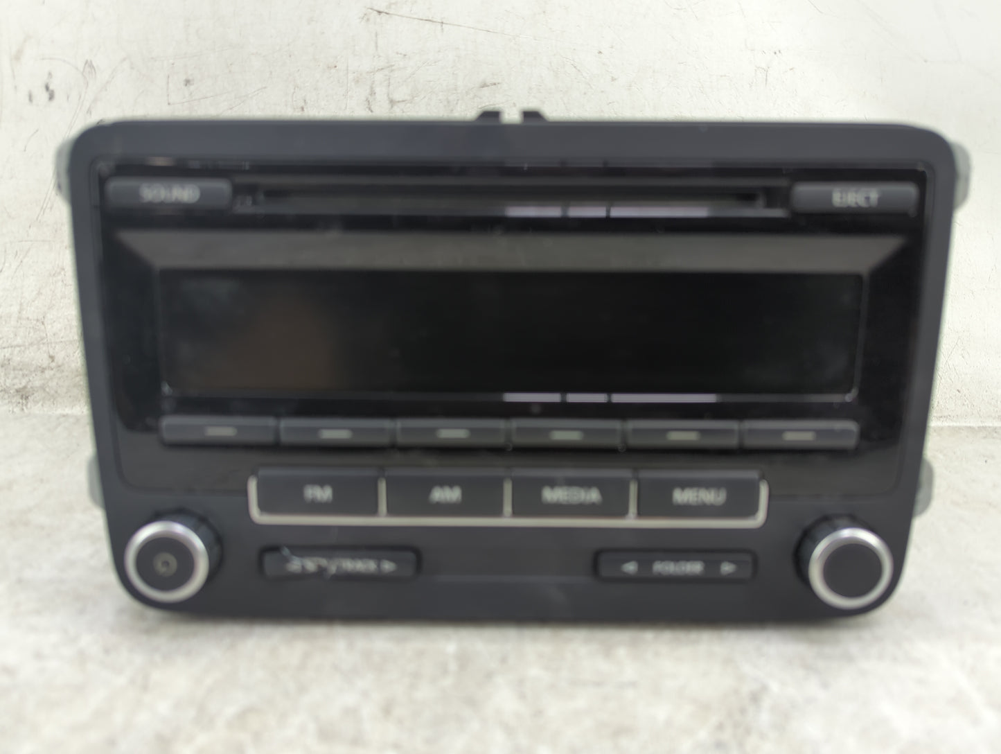 2012-2016 Volkswagen Beetle Radio AM FM Cd Player Receiver Replacement P/N:1K0 035 164 D 1K0035164D Fits OEM Used Auto Parts