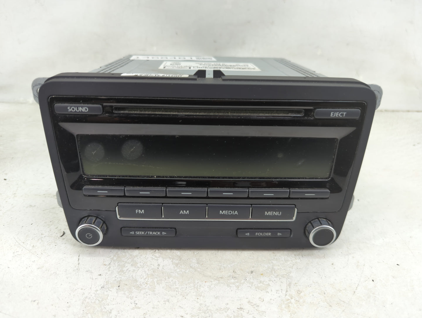 2012-2016 Volkswagen Beetle Radio AM FM Cd Player Receiver Replacement P/N:1K0035164D 28352655 Fits OEM Used Auto Parts - Oe