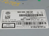 2012-2015 Volkswagen Beetle Radio AM FM Cd Player Receiver Replacement P/N:1K0035180AF 28360223 Fits OEM Used Auto Parts - O