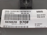 2013-2014 Volkswagen Beetle Instrument Cluster Speedometer Gauges P/N:5C5920970F Miles: Fits Fits 2013 2014 OEM Used Auto Pa