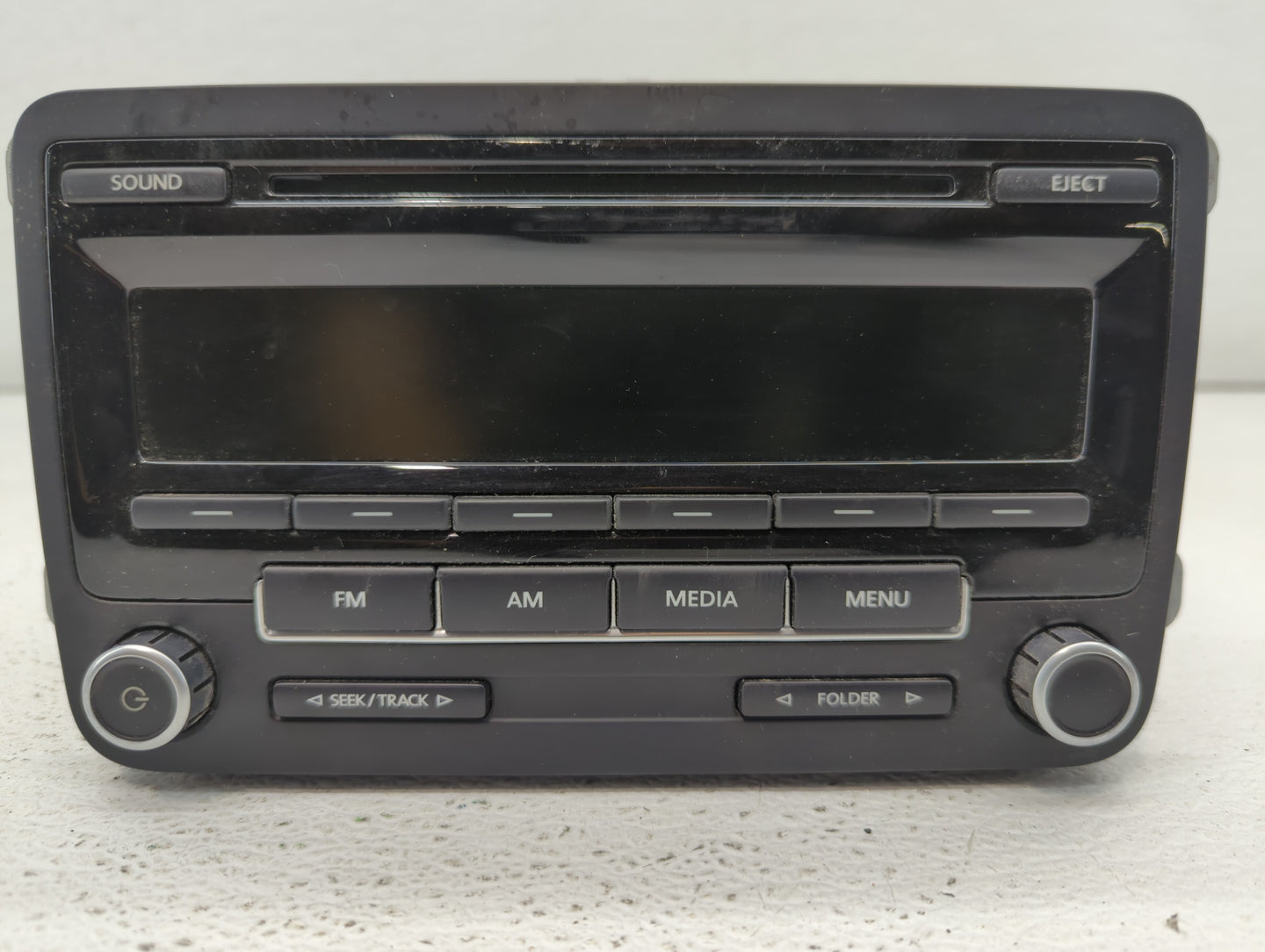 2012-2016 Volkswagen Beetle Radio AM FM Cd Player Receiver Replacement P/N:1K0 035 164 D 1K0 035 164 Fits OEM Used Auto Part