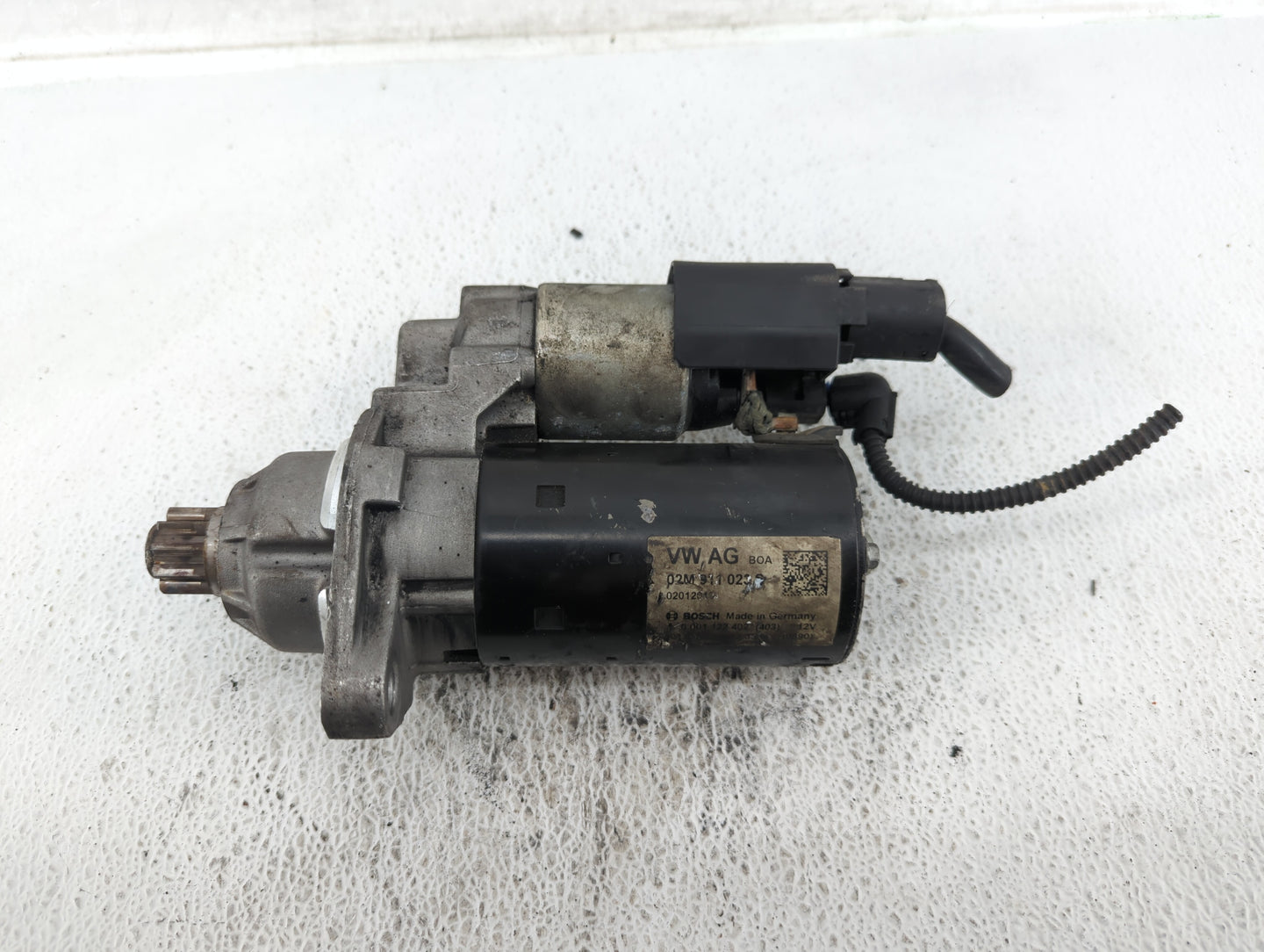 2006-2014 Volkswagen Beetle Car Starter Motor Solenoid OEM P/N:02M 911 023 S Fits OEM Used Auto Parts - Oemusedautoparts1.co
