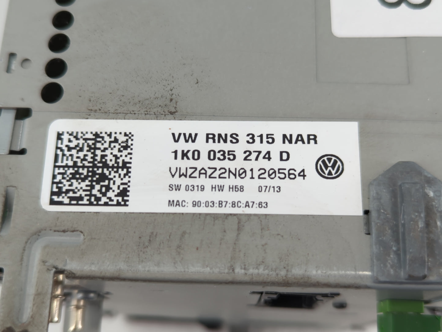 2012-2016 Volkswagen Beetle Radio AM FM Cd Player Receiver Replacement P/N:1K0 035 274 D Fits Fits 2012 2013 2014 2015 2016 