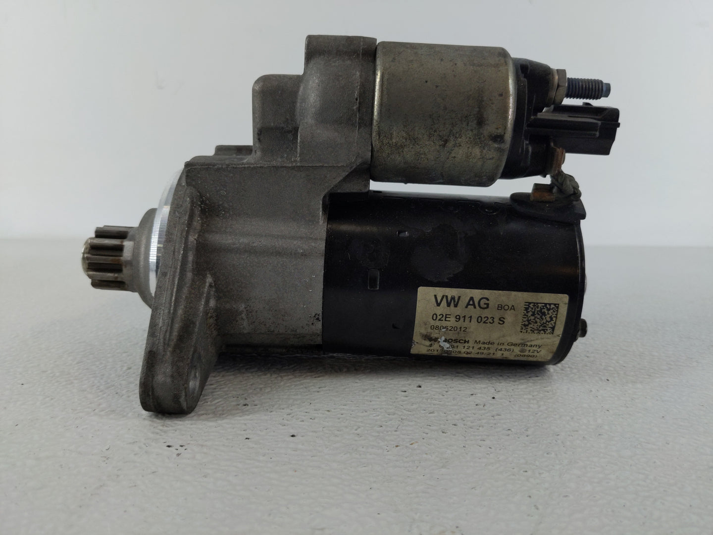 2009-2017 Volkswagen Cc Car Starter Motor Solenoid OEM P/N:02E 911 023 S Fits OEM Used Auto Parts - Oemusedautoparts1.com